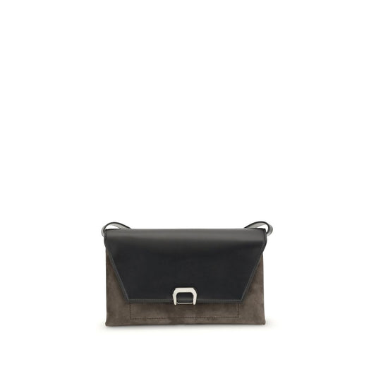Brunello Cucinelli Black Leather Shoulder Bag