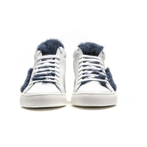 Mr&Mrs Italy White Leather Women Sneaker