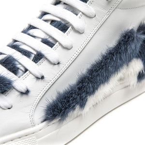 Mr&Mrs Italy White Leather Women Sneaker