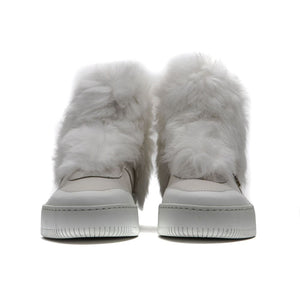 Mr&Mrs Italy White Cotton Women Sneaker