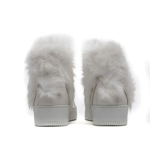 Mr&Mrs Italy White Cotton Women Sneaker