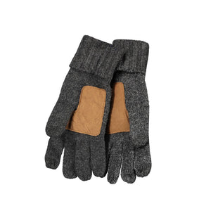 Ralph Lauren Grigio Wool Men Glove