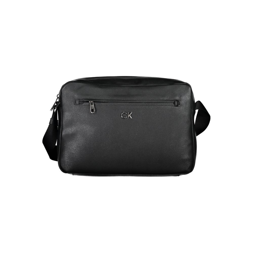 Calvin Klein Nero Polyester Men's Briefcase