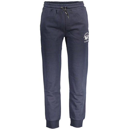 La Martina Blue Cotton Men's Sweatpants