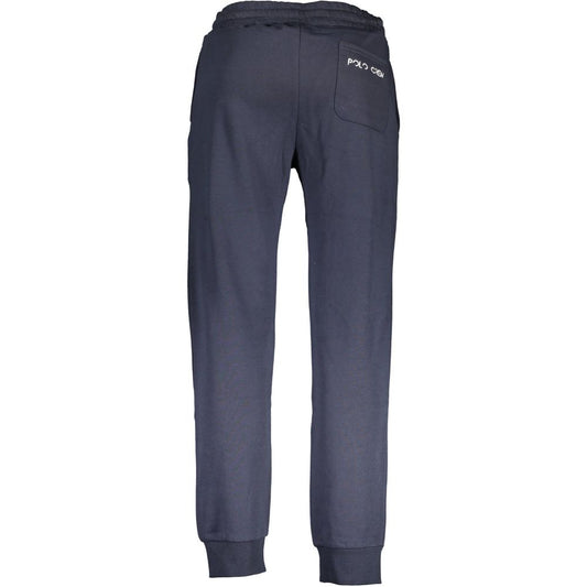 La Martina Blue Cotton Men's Sweatpants