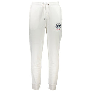 La Martina Bianco Cotton Men Sweatpant