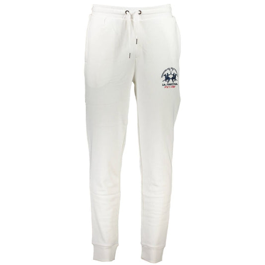 La Martina Bianco Cotton Men Sweatpant