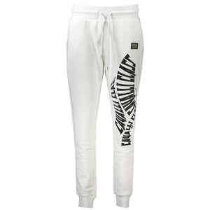 Cavalli Class Bianco Cotton Women's Jogger