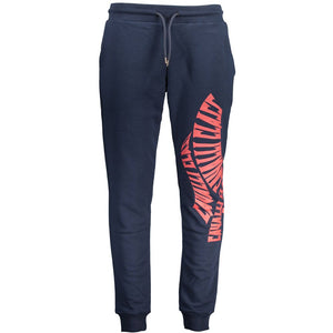Cavalli Class Blue Cotton Men's Sweatpants