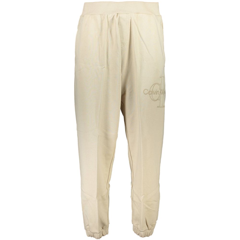 Calvin Klein Beige Cotton Men's Track Pant