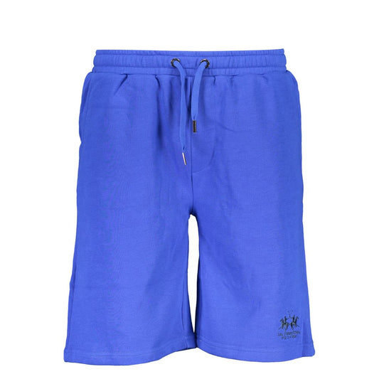 La Martina Blu Cotton Men Sweatpant