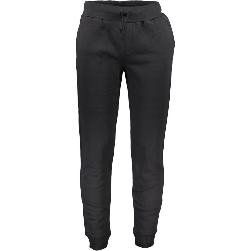 North Sails Black Cotton Men Sweatpants