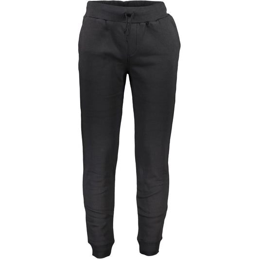 North Sails Black Cotton Men Sweatpants