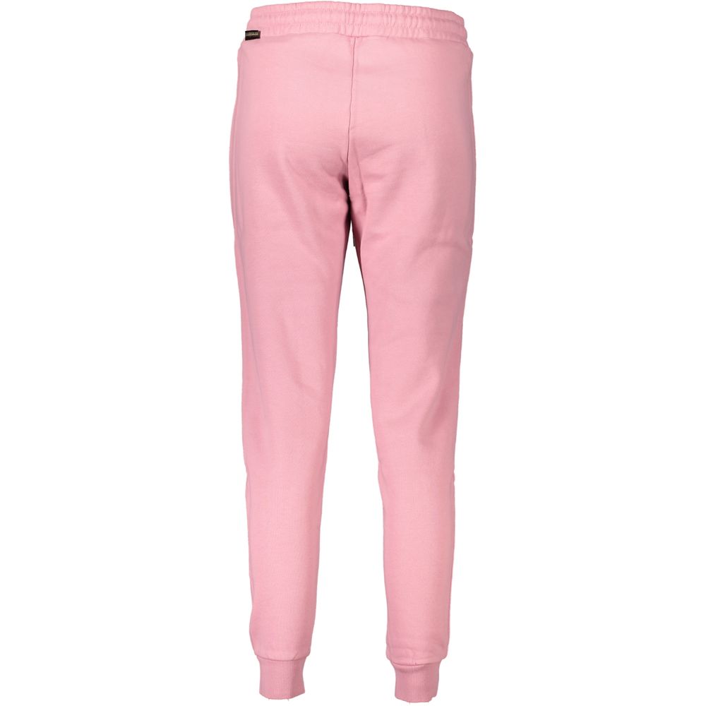 Napapijri Pink Cotton Women's Sweatpant
