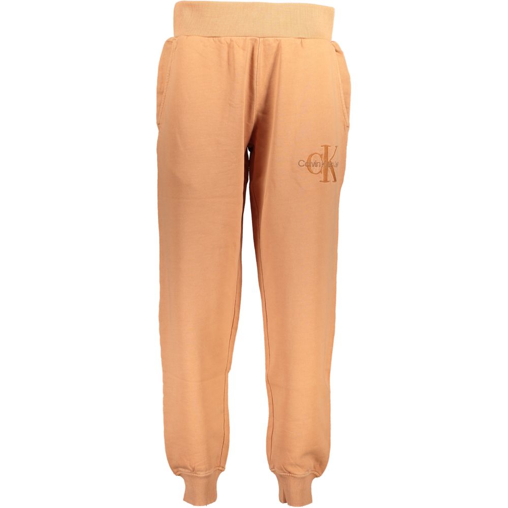 Calvin Klein Arancione Cotton Women Sport Trouser