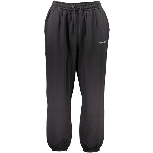 Calvin Klein Black Cotton Men's Sport Trouser