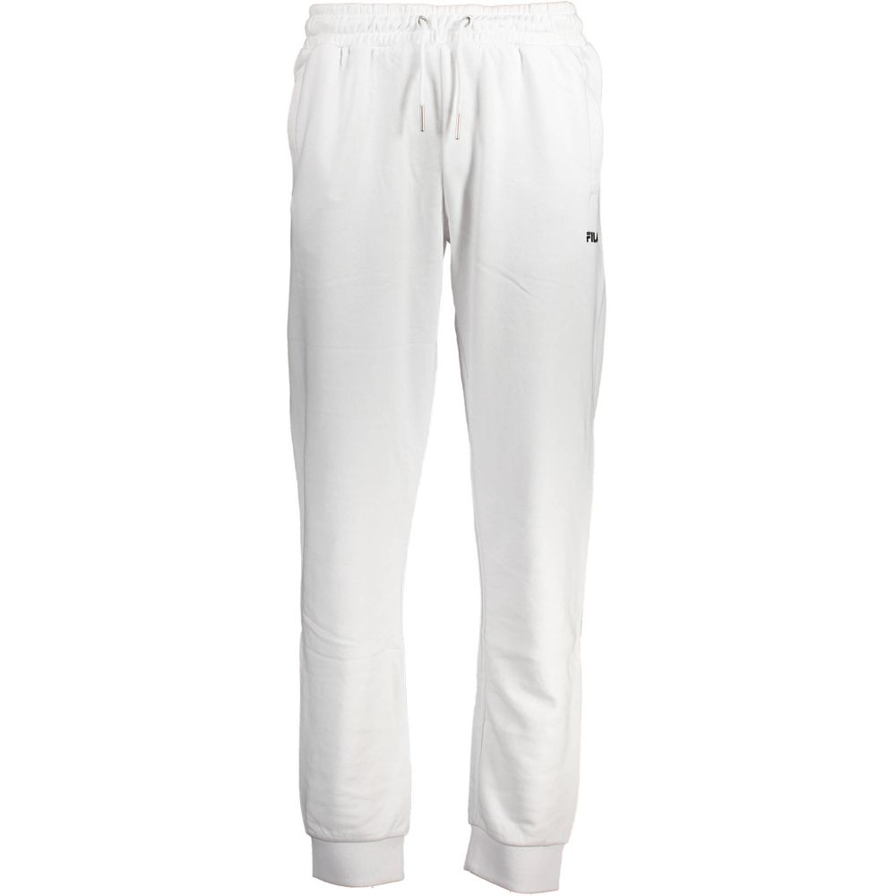 Fila White Cotton Men's Sweatpant