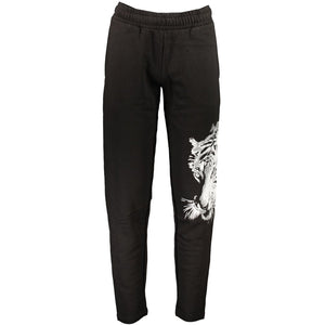 Cavalli Class Black Cotton Pant
