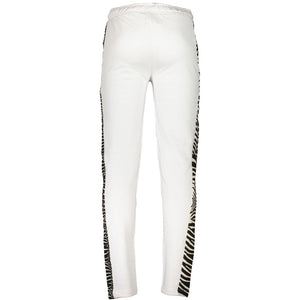 Cavalli Class White Cotton Men's Sweatpant