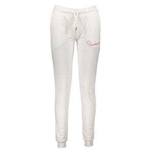 Cavalli Class White Cotton Women's Sweatpant