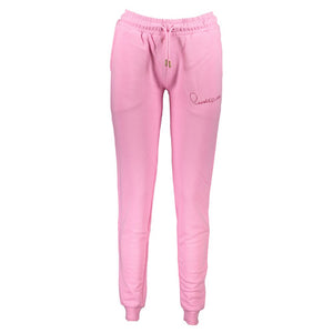 Cavalli Class Rose Cotton Women's Track Pant