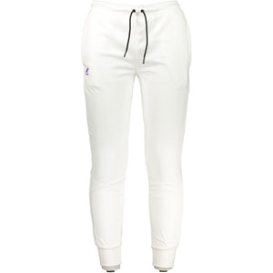 K-WAY White Cotton Men's Sweatpants