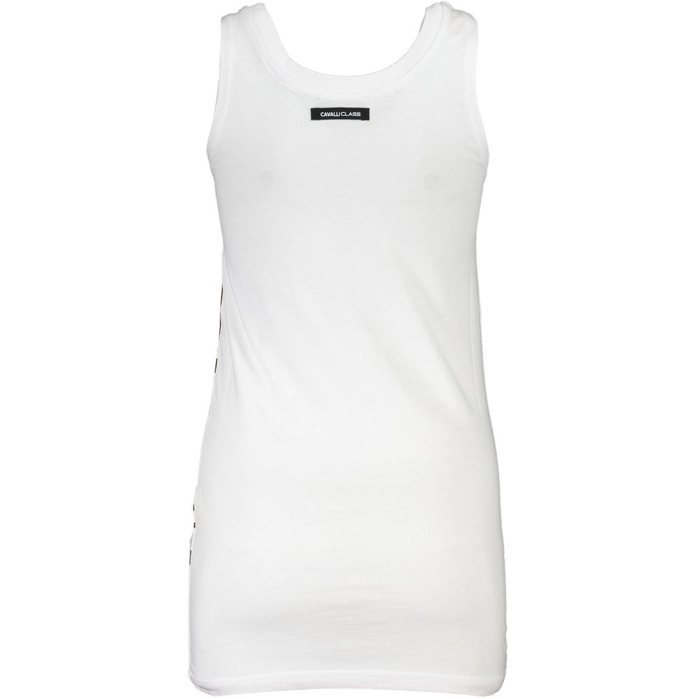 Cavalli Class White Cotton Women Tank Top