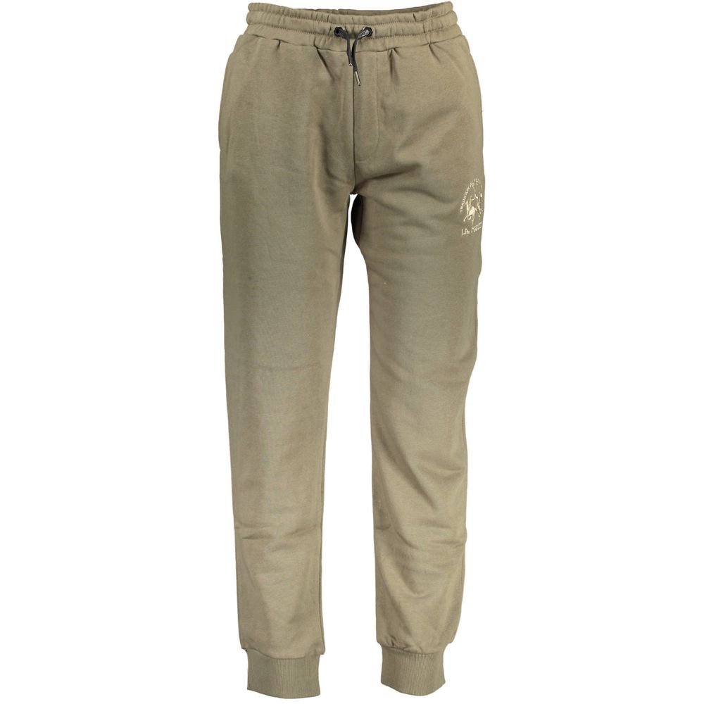 La Martina Verde Cotton Men Sports Pant