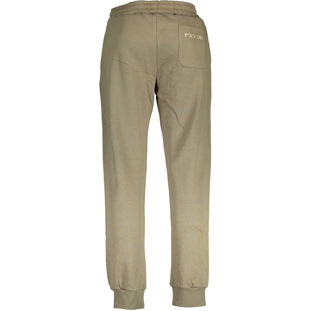 La Martina Verde Cotton Men Sports Pant