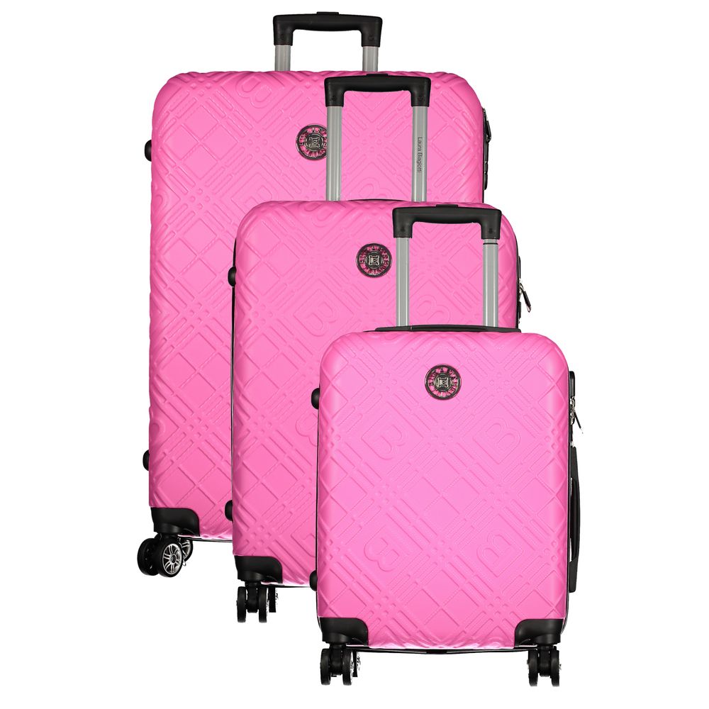 Laura Biagiotti Rosa Poliuretano Woman Travel Bag