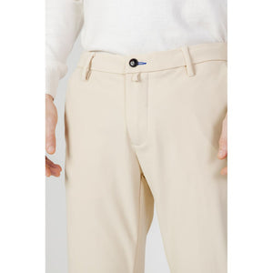 Borghese Beige Nylon Casual Pants