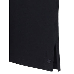 Courrèges Black Cotton Top