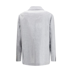 Brunello Cucinelli Gray Wool Blazer