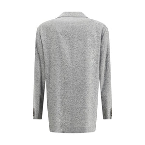 Brunello Cucinelli Gray Wool Blazer