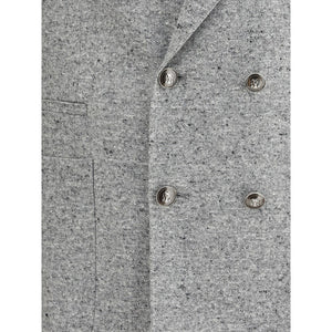 Brunello Cucinelli Gray Wool Blazer
