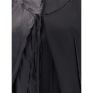 Margiela Black Acetate Casual Dress