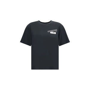 MM6 Black Cotton T-Shirt