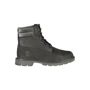 Timberland Nero Leather Women Ankle Boot