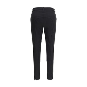 Burberry Black Cotton Casual Pants