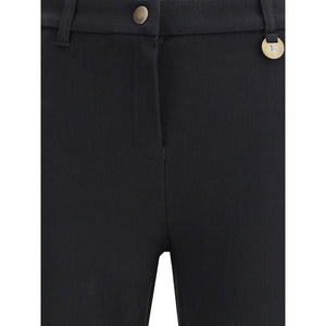 Burberry Black Cotton Casual Pants