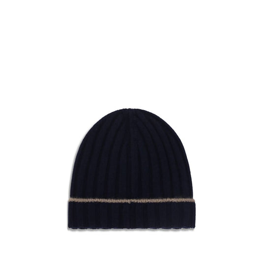 Brunello Cucinelli Blue Cashmere Beanie