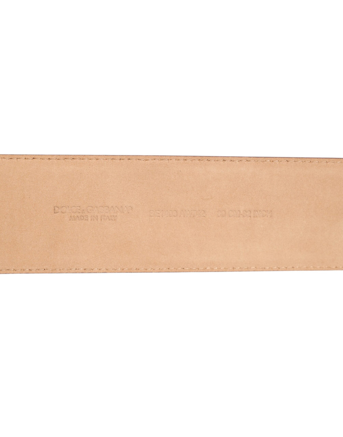 Dolce & Gabbana Burgundy Leather Gold Metal Buckle Women Belt