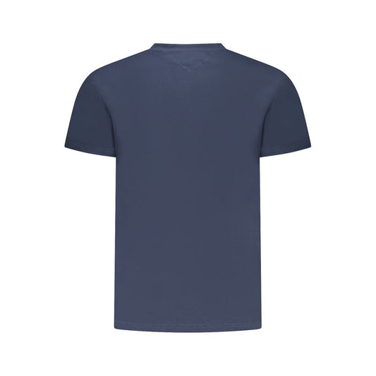 Tommy Hilfiger Blu Cotton Men T-Shirt