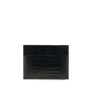 Tom Ford Black Leather Clutch Bag