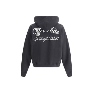 Off-White Black Cotton Sweatshirt