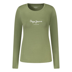 Pepe Jeans Verde Cotton Women T-Shirt