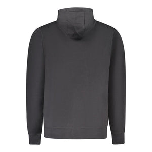 North Sails Black Cotton Men Sweatshirt