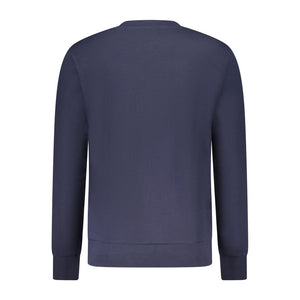 North Sails Blue Cotton Men Sweatshirt