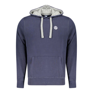 North Sails Blue Cotton Men's Hoodie