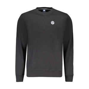 North Sails Black Cotton Men's Sweatshirt